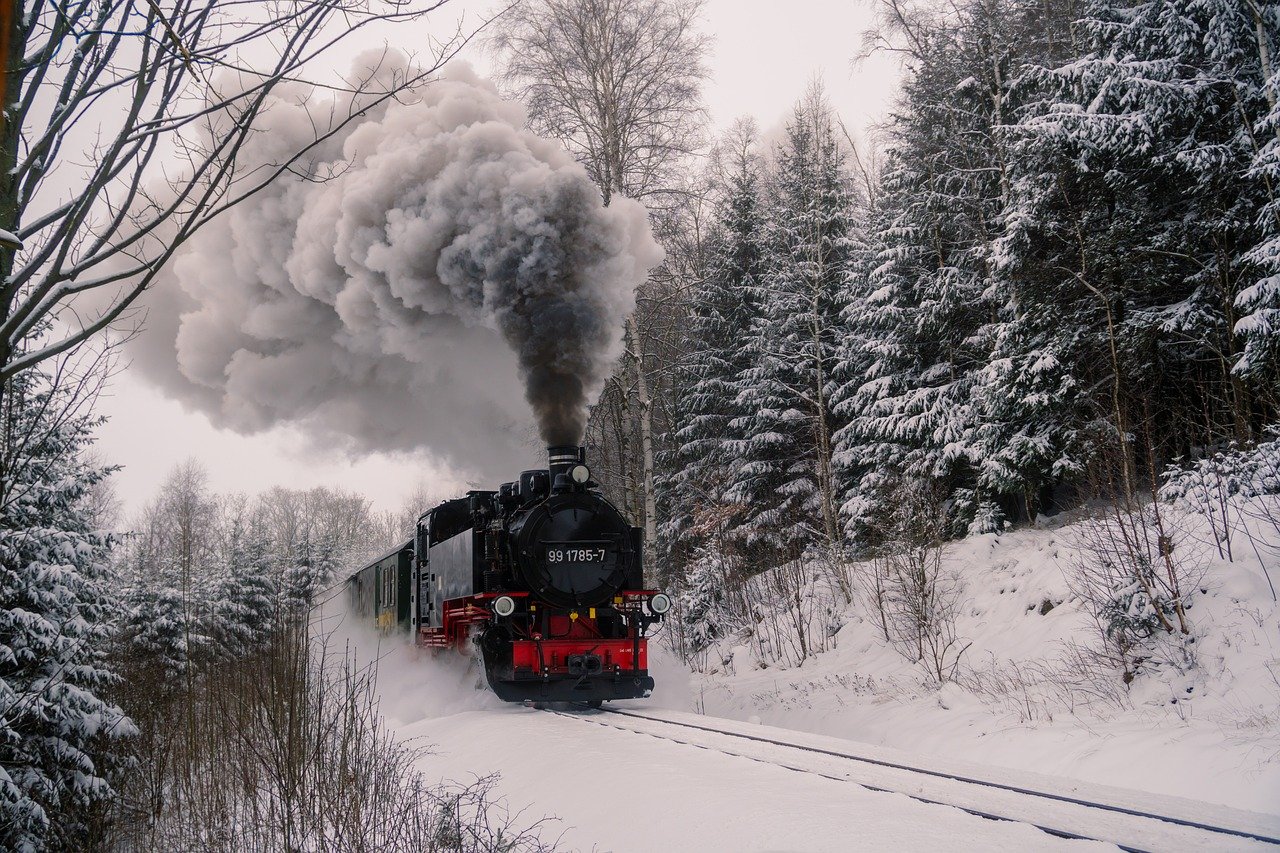 fichtelbergbahn, train, railroad