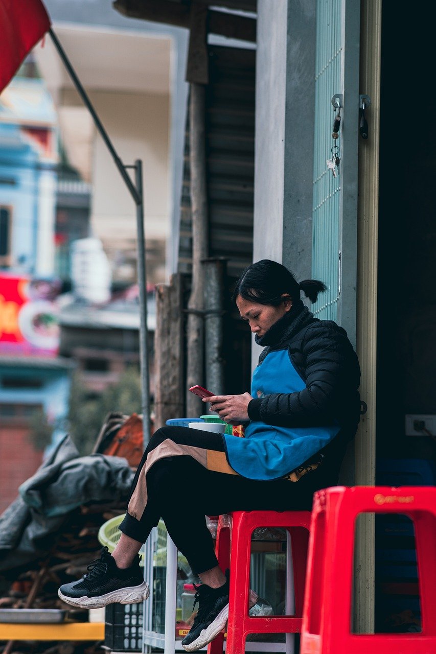 woman, shopping market, lifestyle